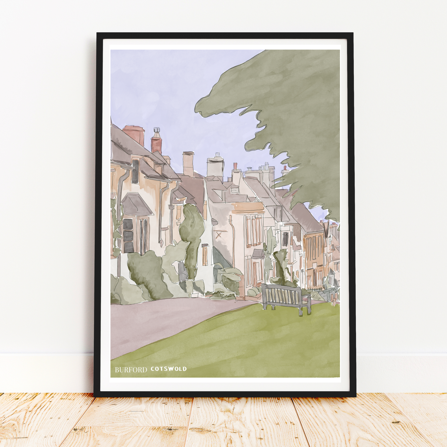 Burford, Cotswolds Art Print