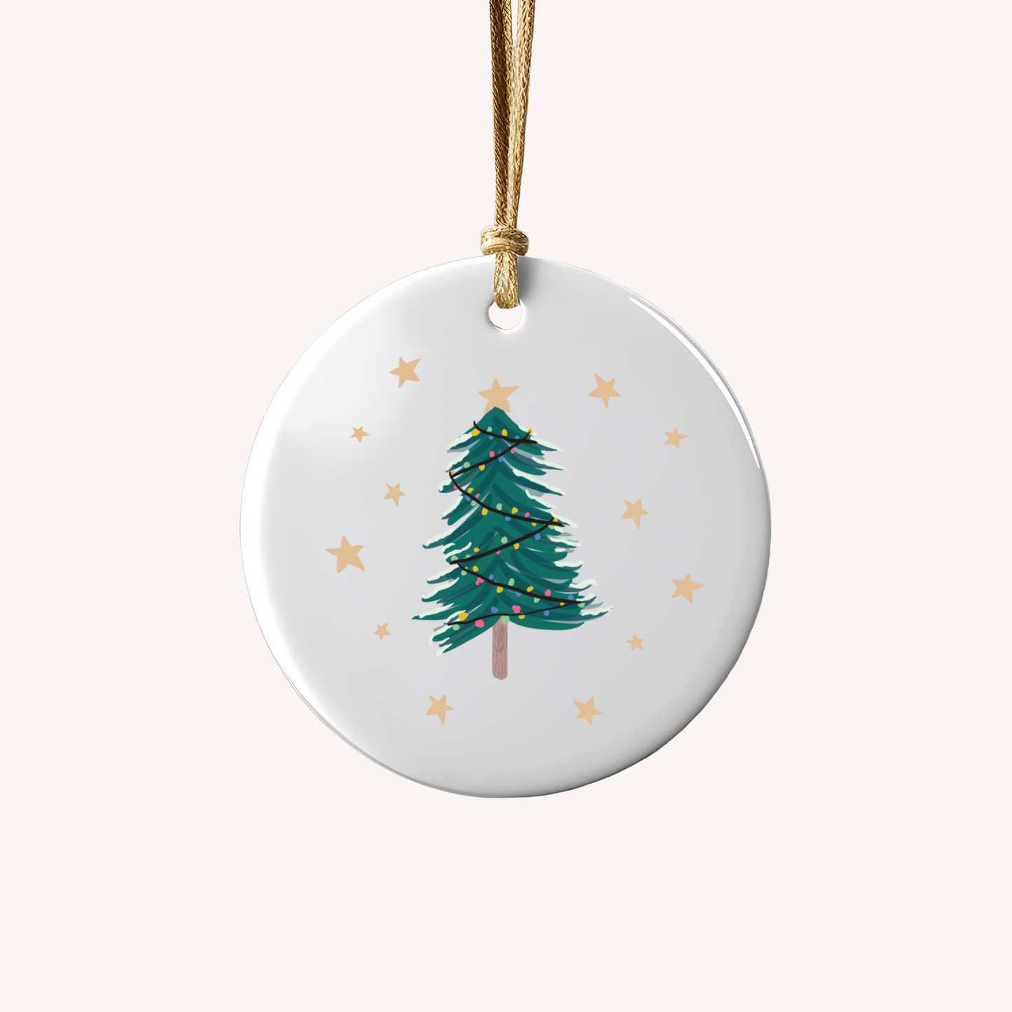 Christmas Tree Ceramic Bauble