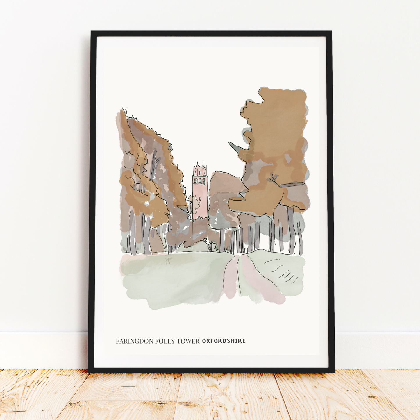 Faringdon Folly Art Print
