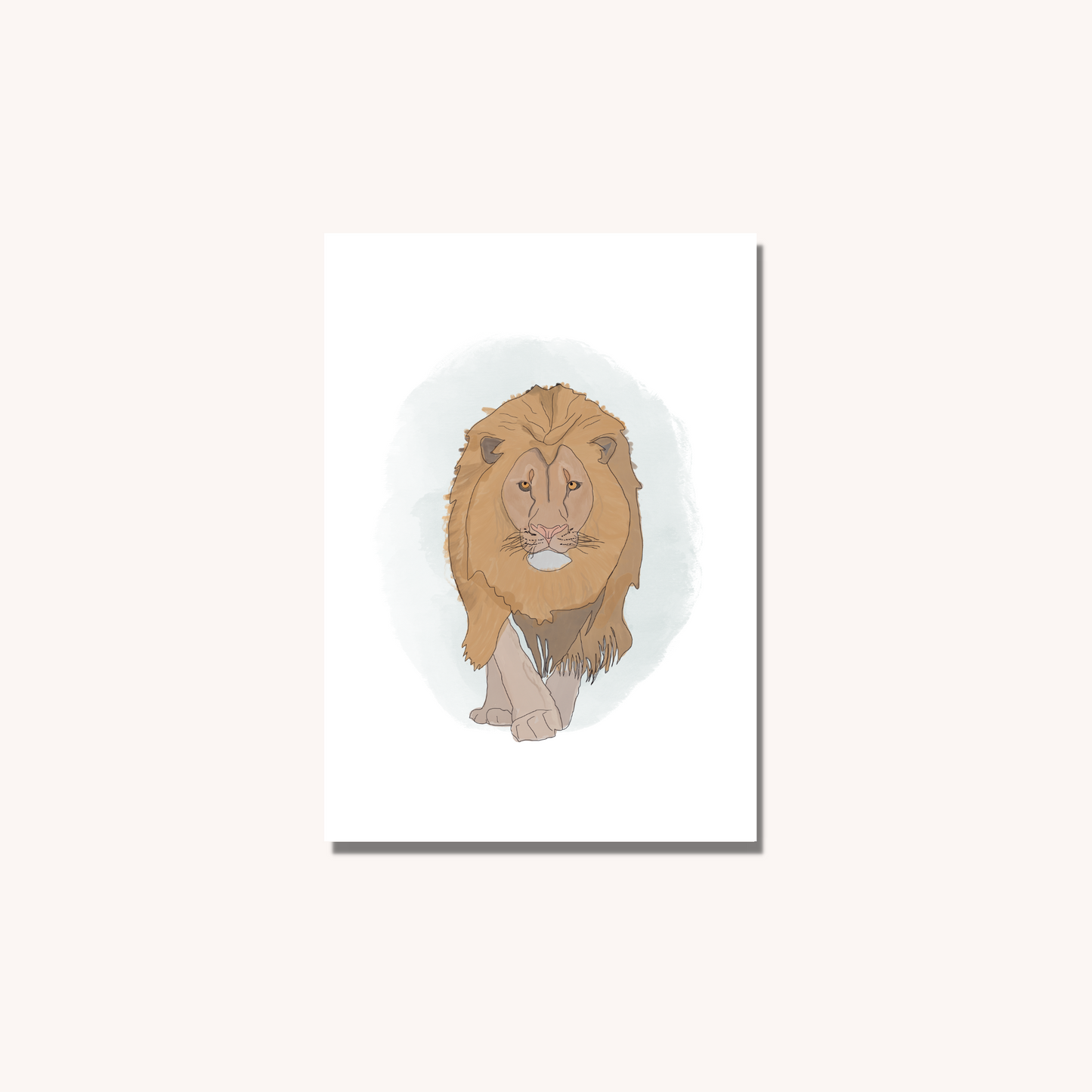 Lion Wall Art Print