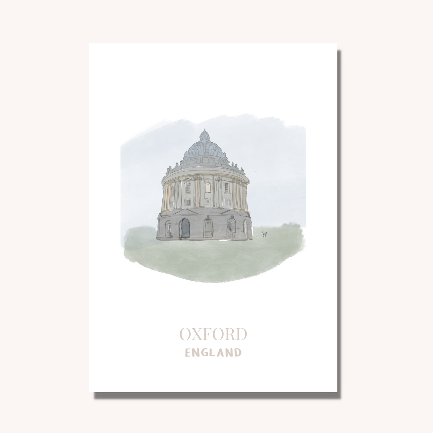 Oxford Radcliffe Camera Wall Art Print
