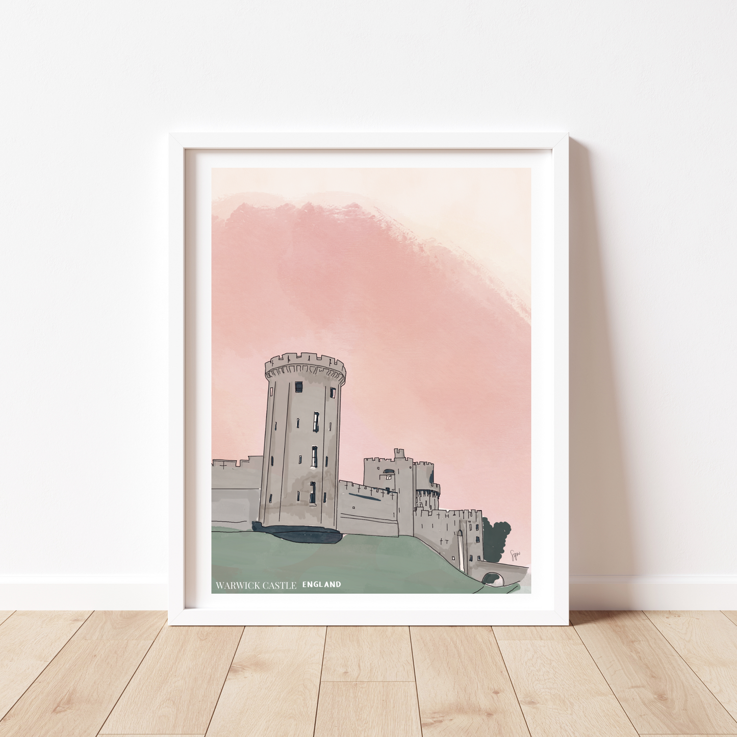 Warwick Castle Art Print - English Heritage Wall Art