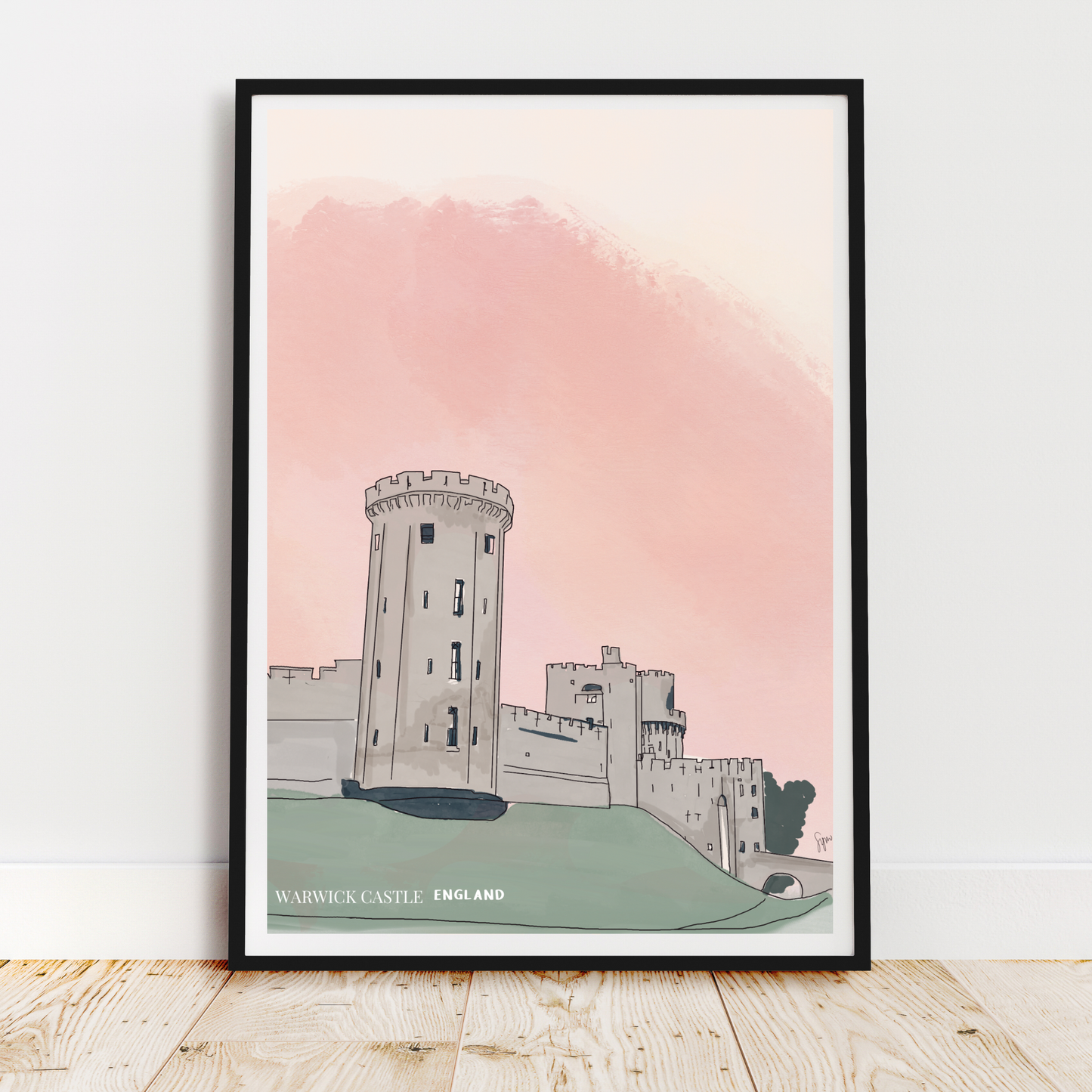Warwick Castle Art Print –