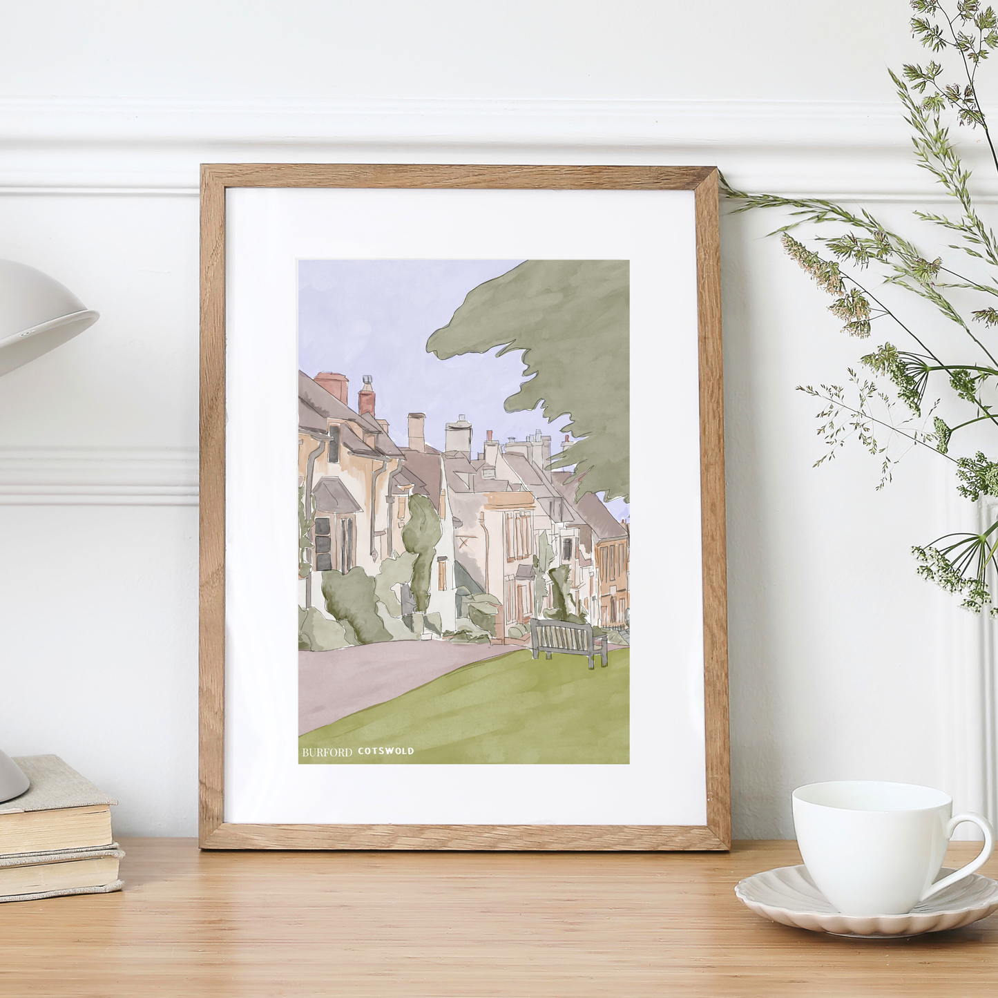 Burford, Cotswolds Art Print