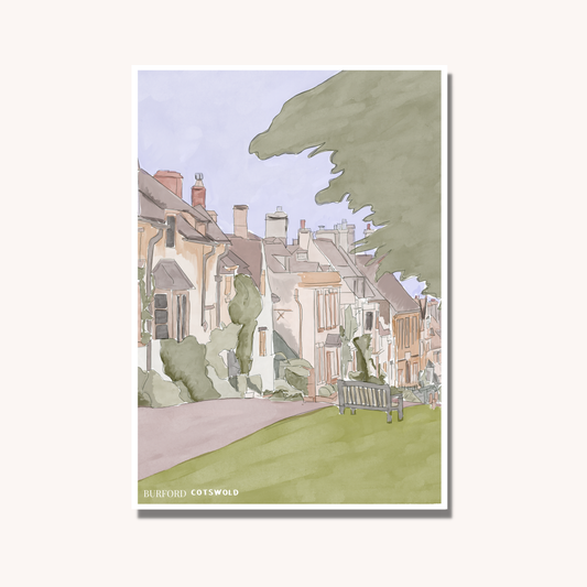 Burford, Cotswolds Art Print