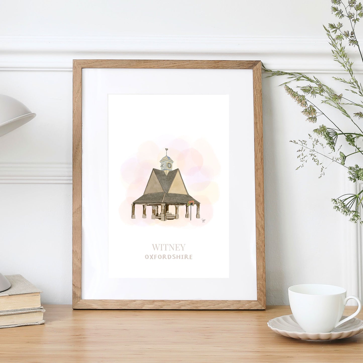 Witney Buttercross Illustration Art Print
