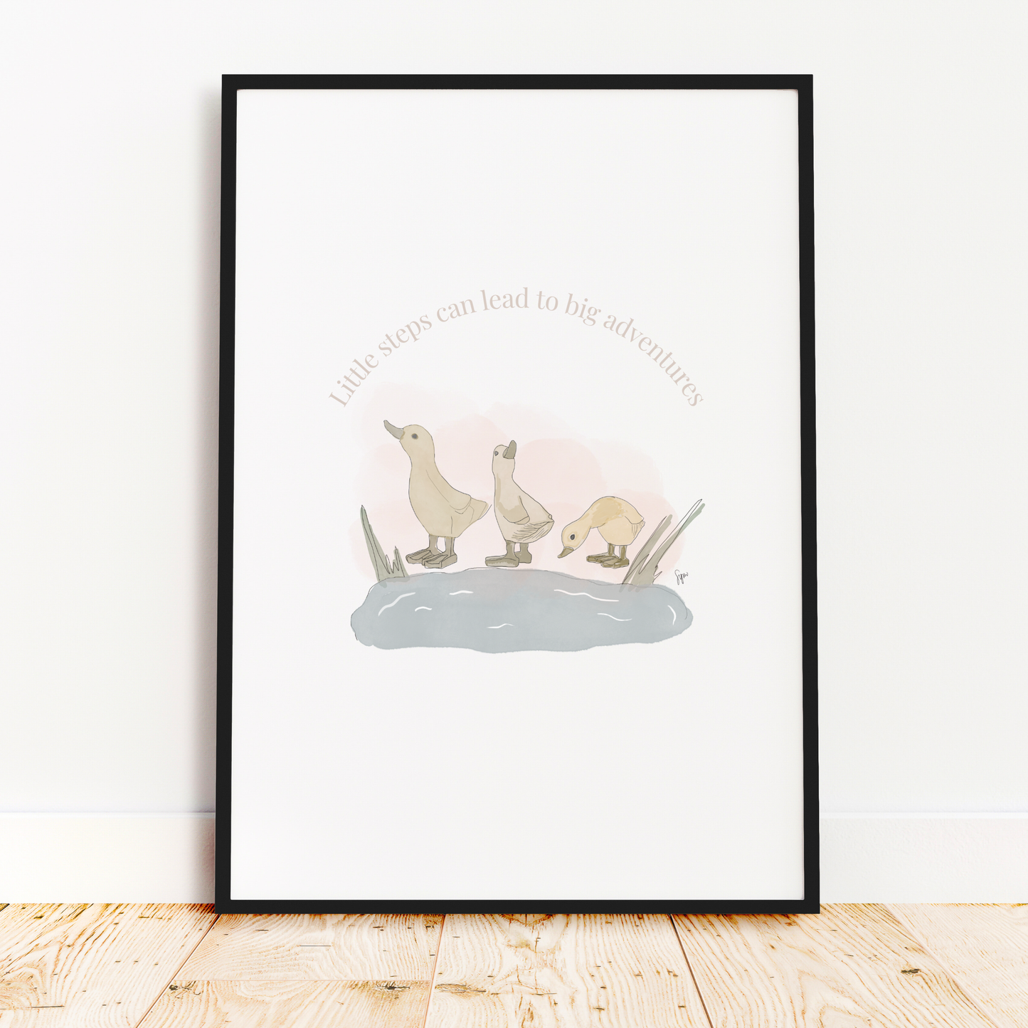 Little Steps Can Lead to Big Adventures Print