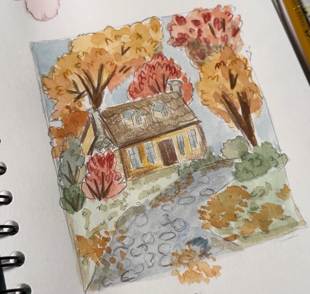 Artist mail club illustration