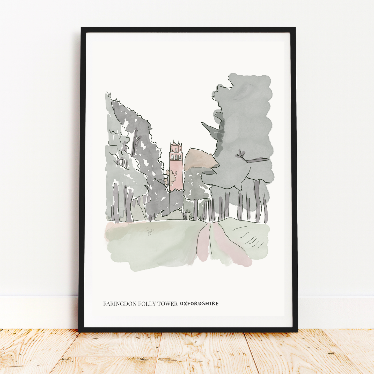 Faringdon Folly Art Print