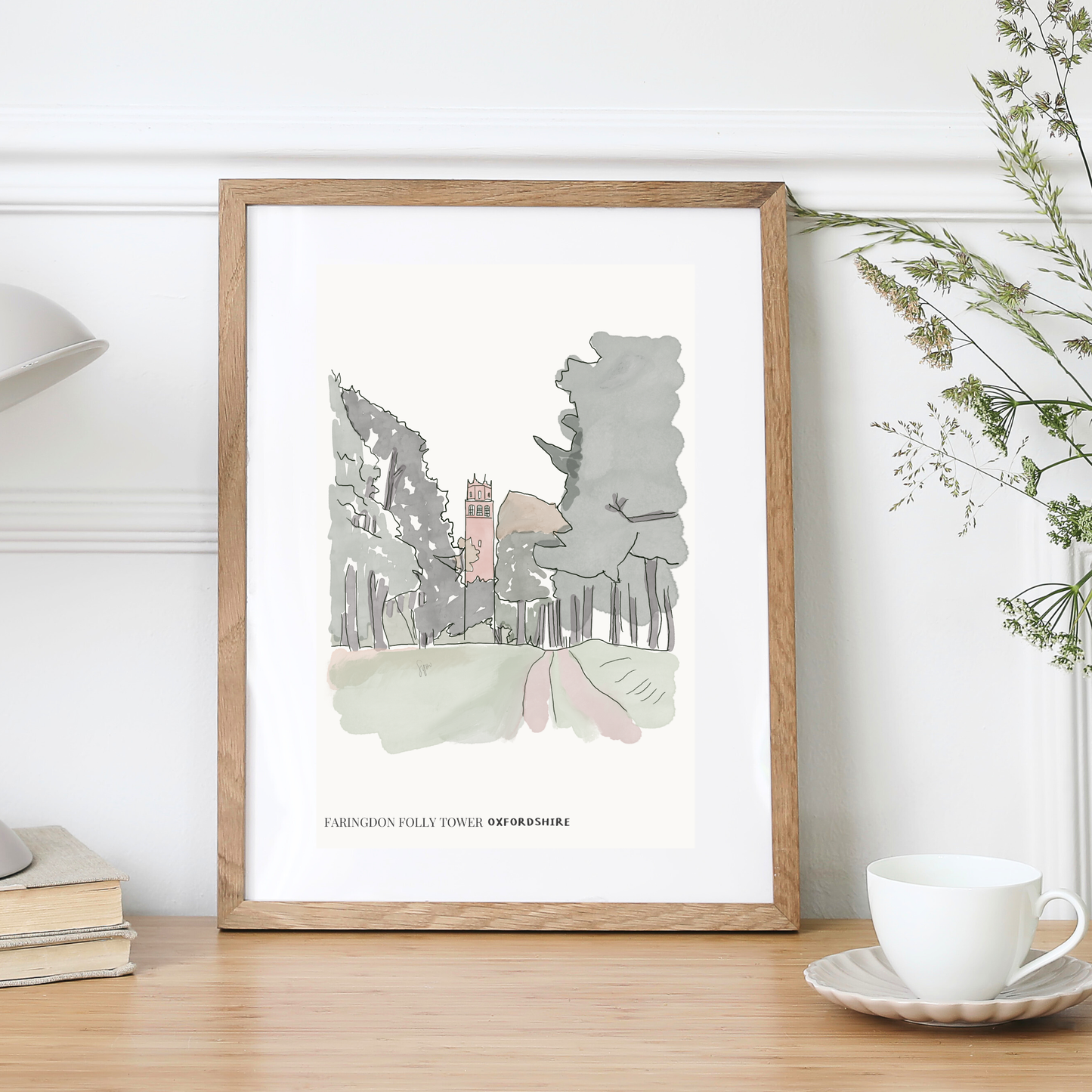 Faringdon Folly Art Print