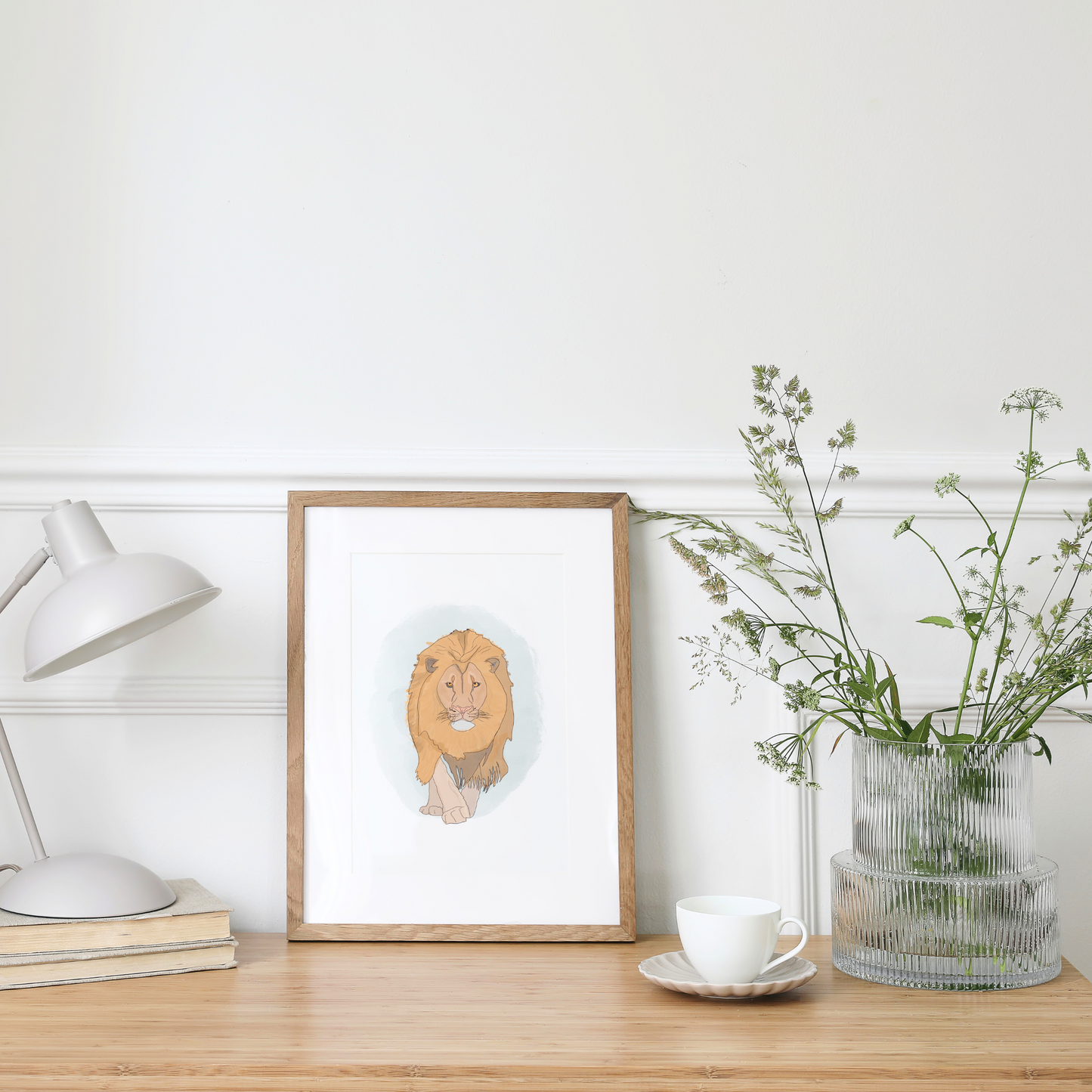 Lion Wall Art Print