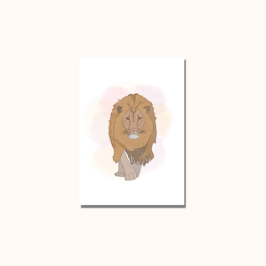 Lion Wall Art Print