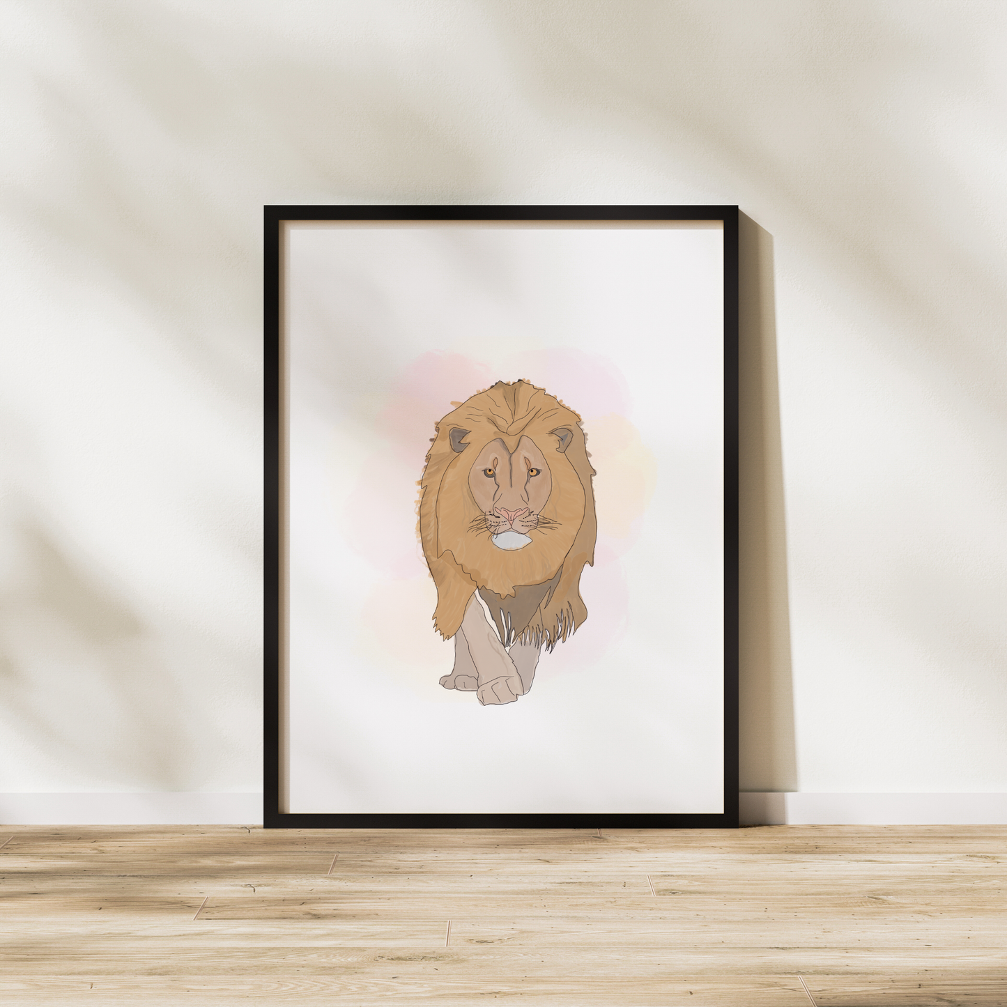 Lion Wall Art Print