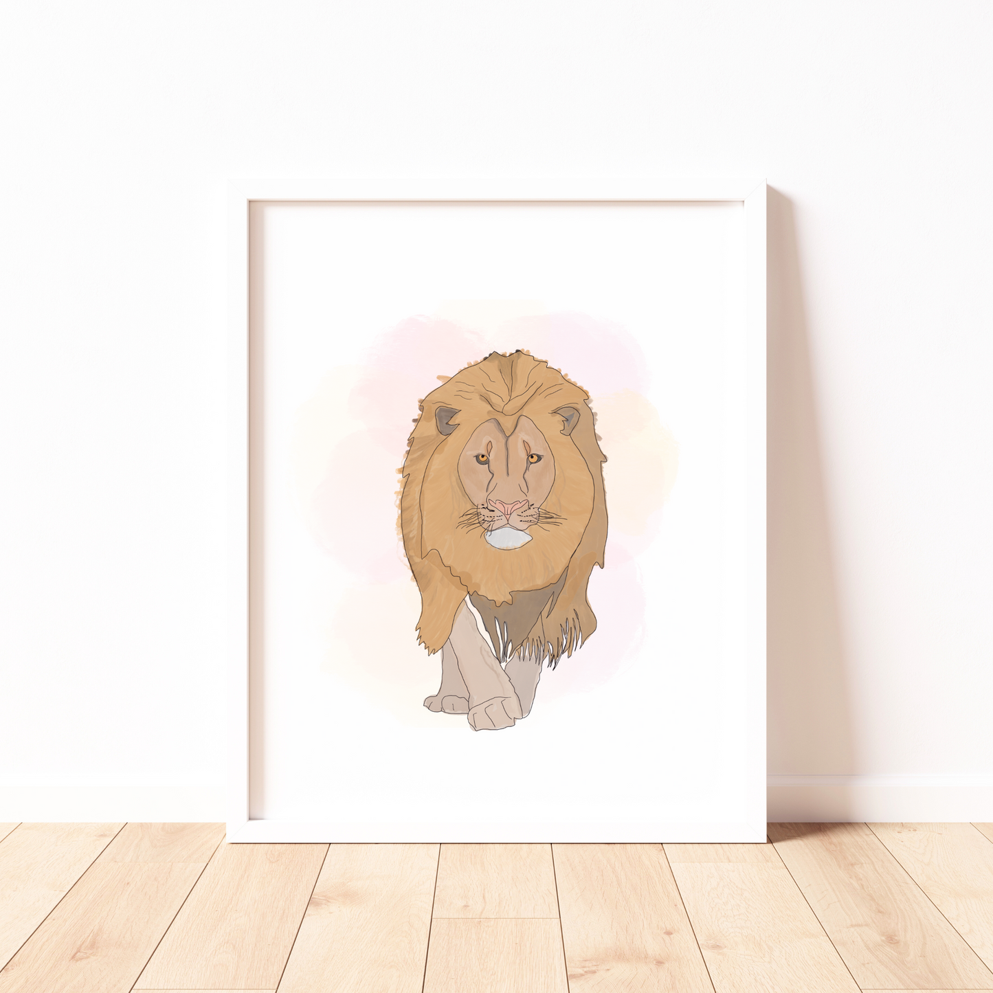 Lion Wall Art Print