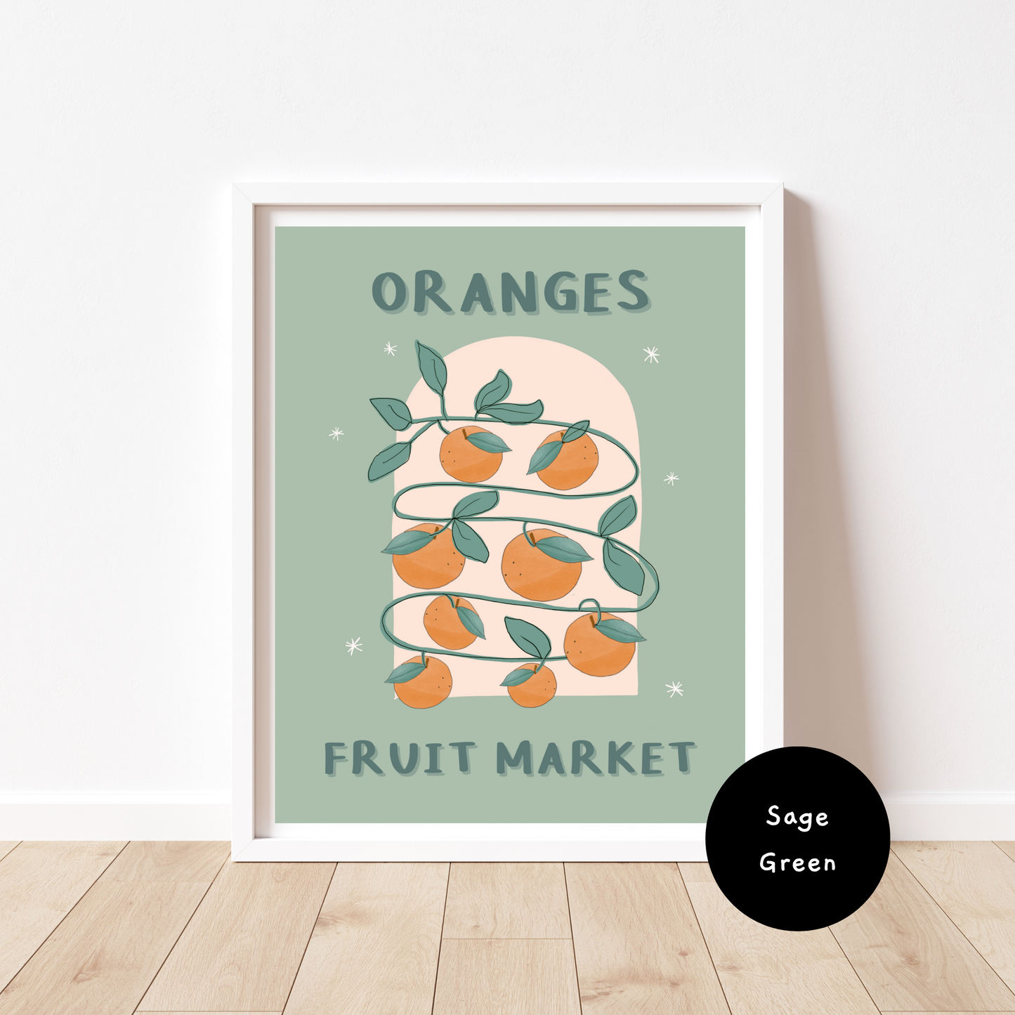 Oranges Fruit Market Inspired