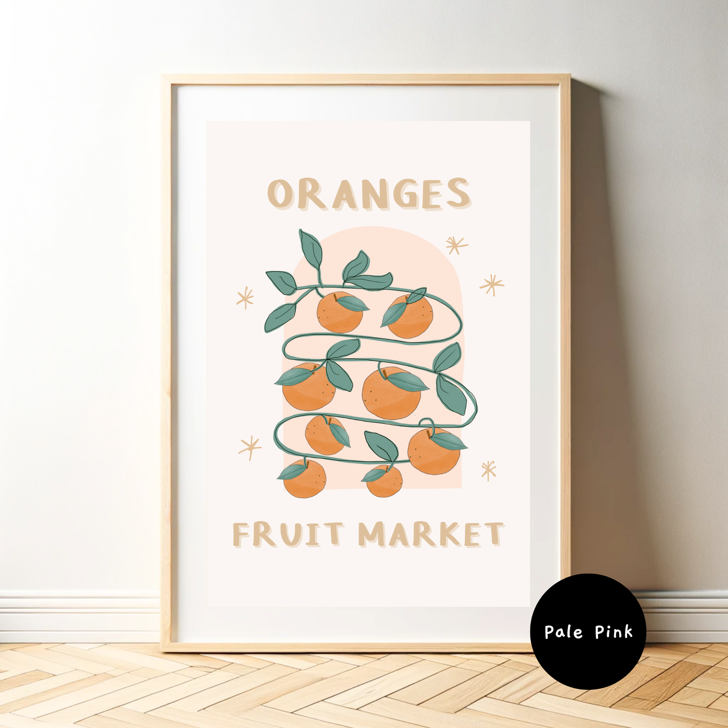 Oranges Fruit Market Inspired