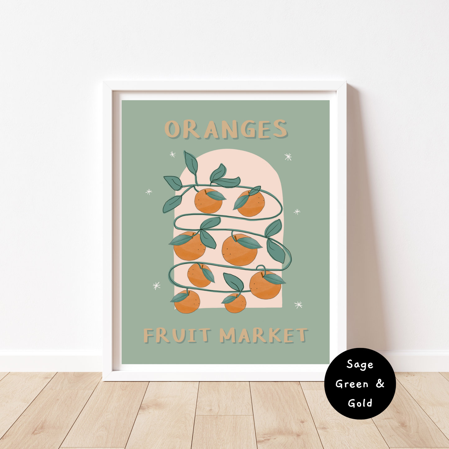 Oranges Fruit Market Inspired