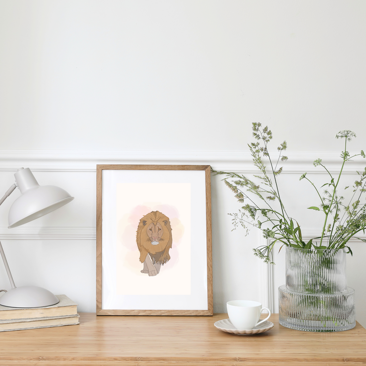 Lion Wall Art Print