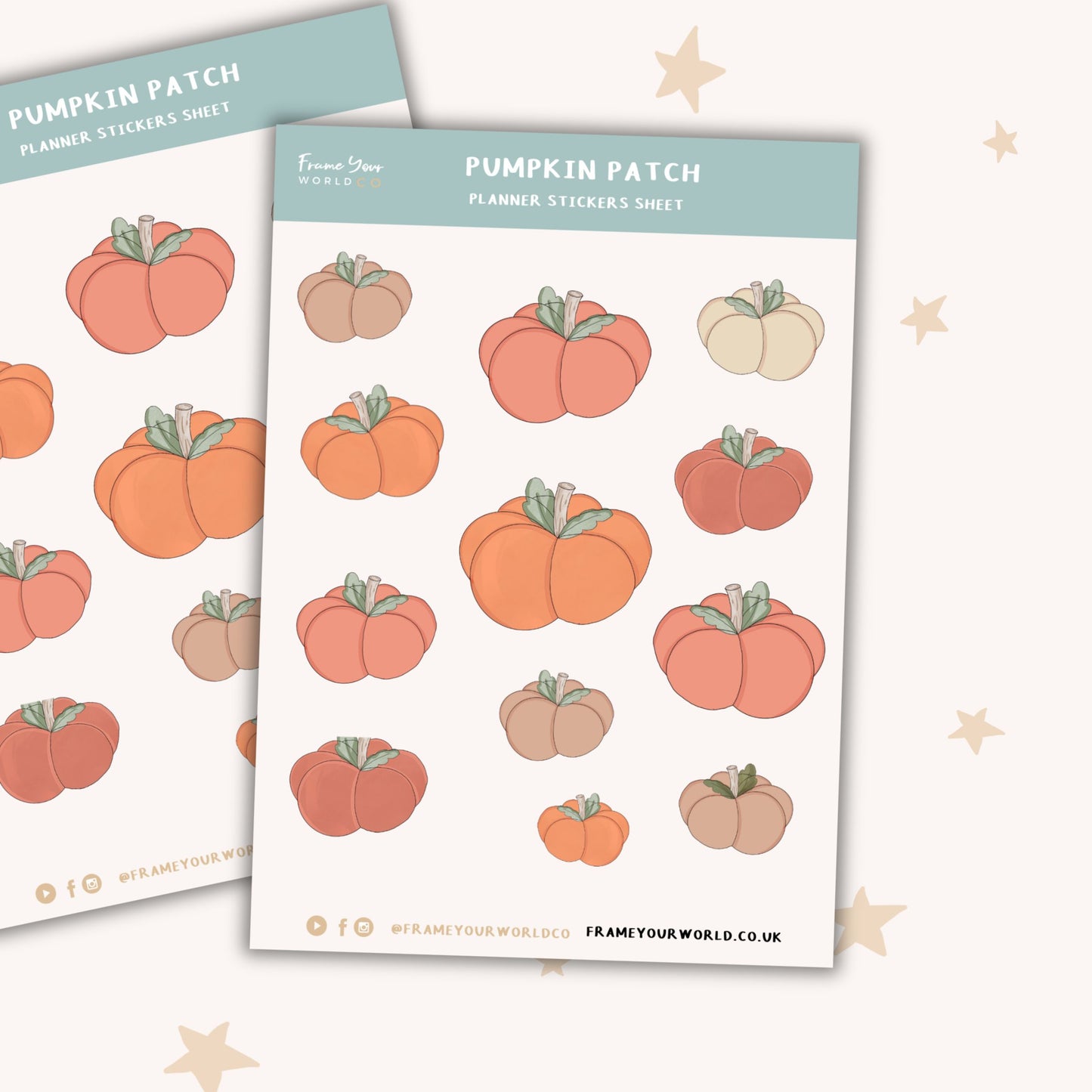 Pumpkin Patch Sticker Sheet