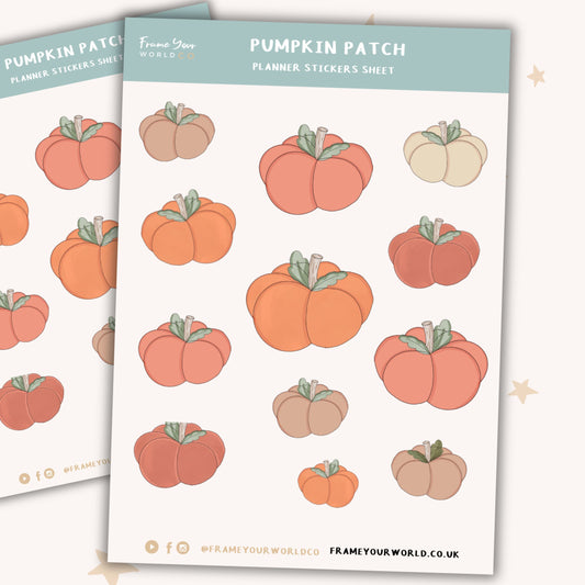Pumpkin Patch Sticker Sheet