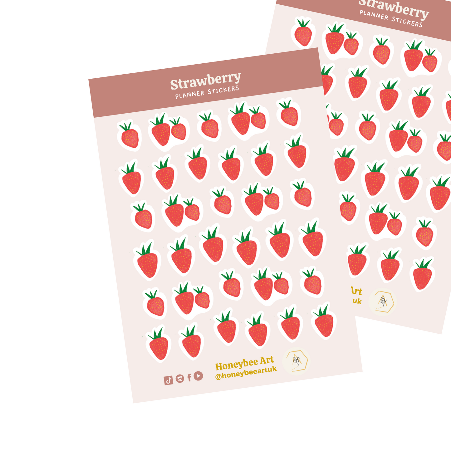 Strawberry Sticker Set